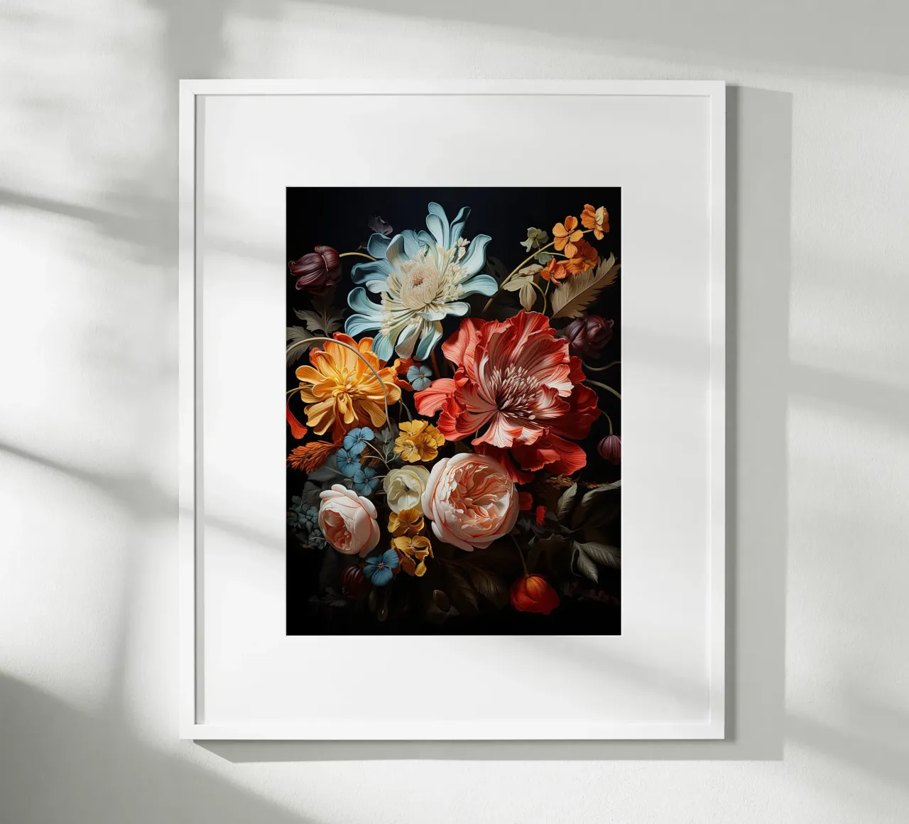 Natura morta di fiori carta hahnemühle da Imagine