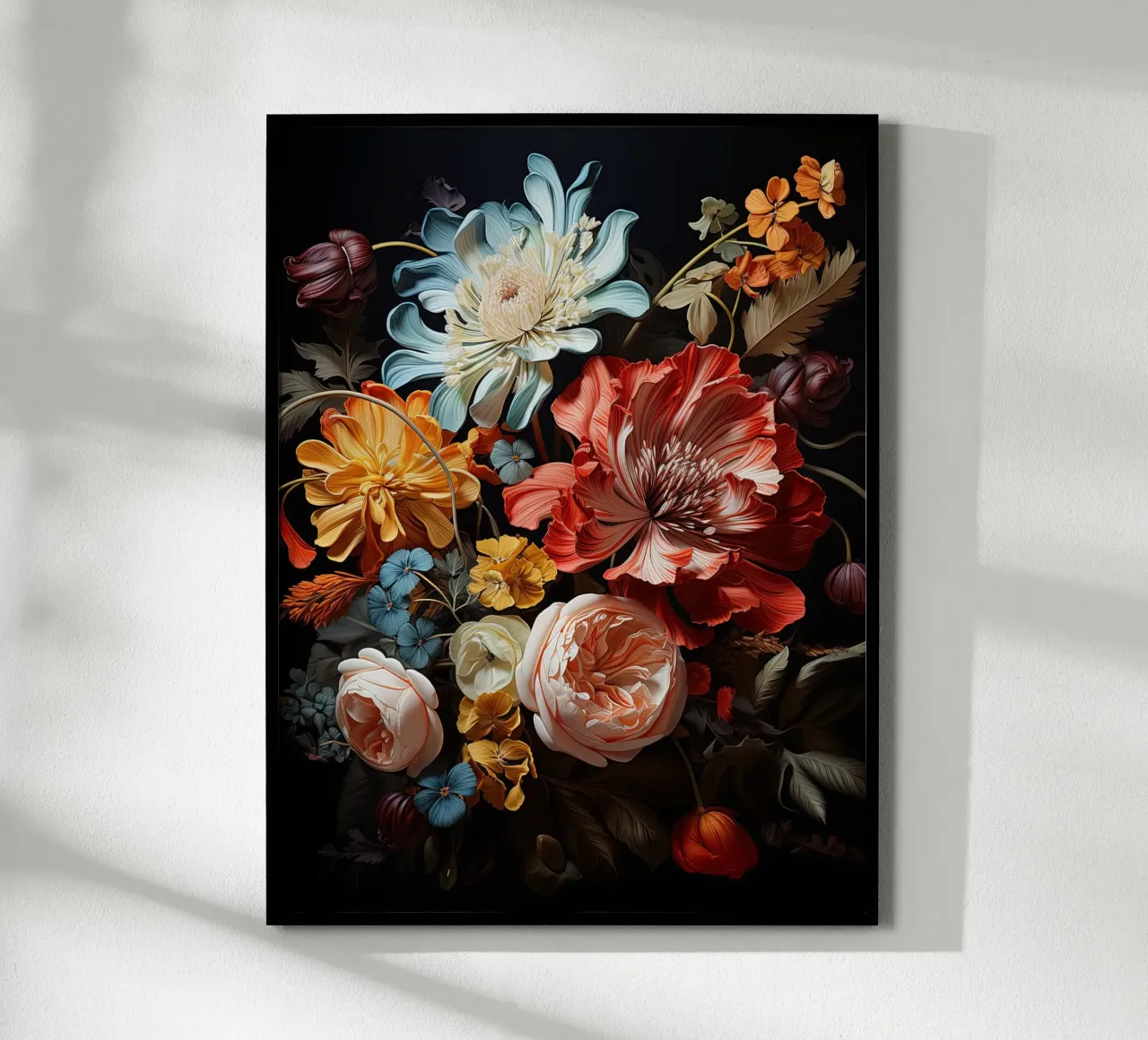 Natura morta di fiori carta hahnemühle da Imagine