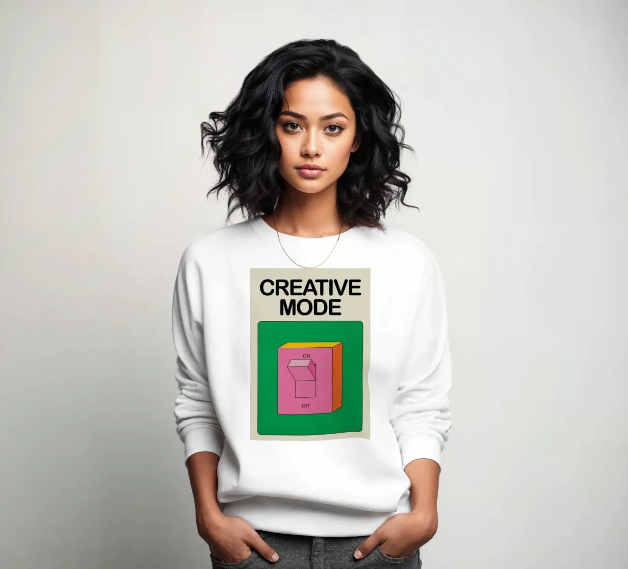 Modalità creativa felpa da Attaboy Dsgn