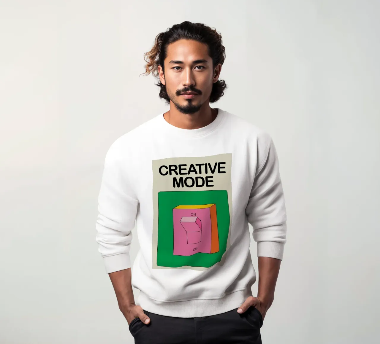 Modalità creativa felpa da Attaboy Dsgn