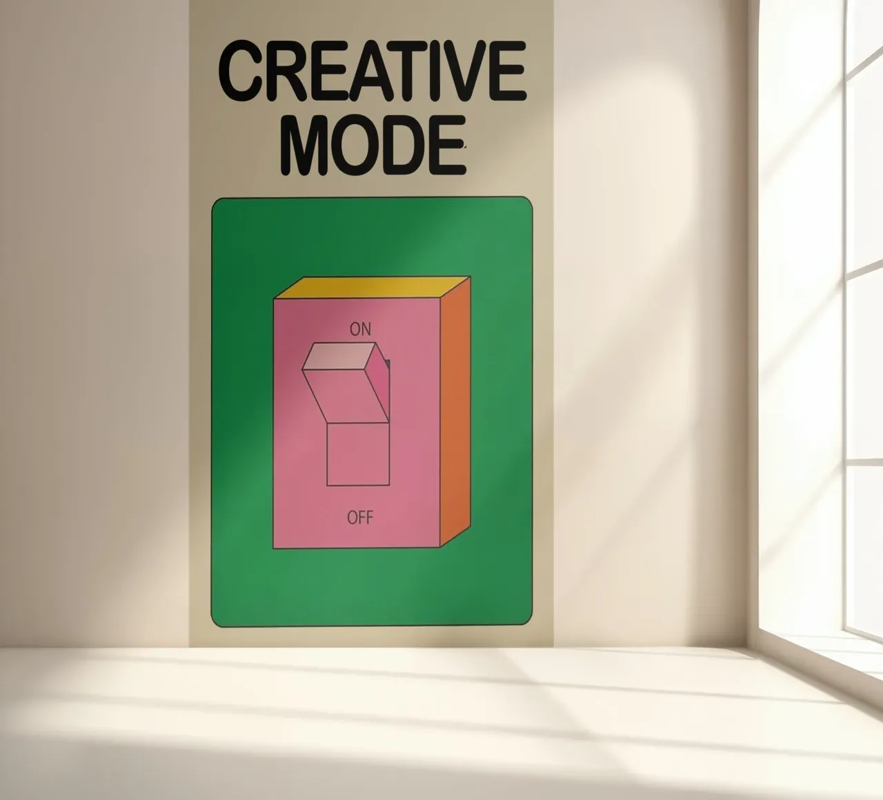 Creatieve modus fotobehang van Attaboy Dsgn