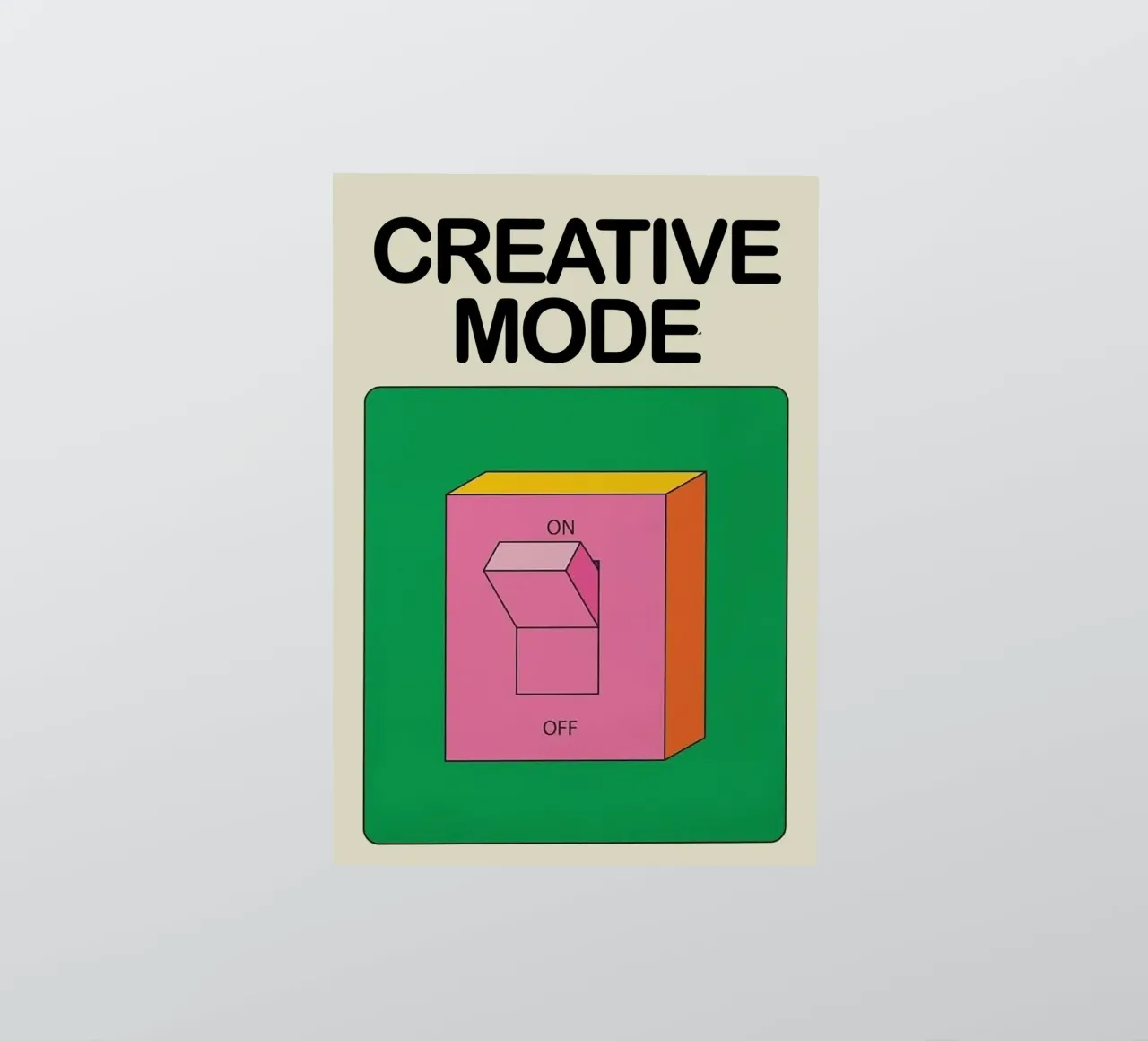 Creative Mode sticker by Attaboy Dsgn