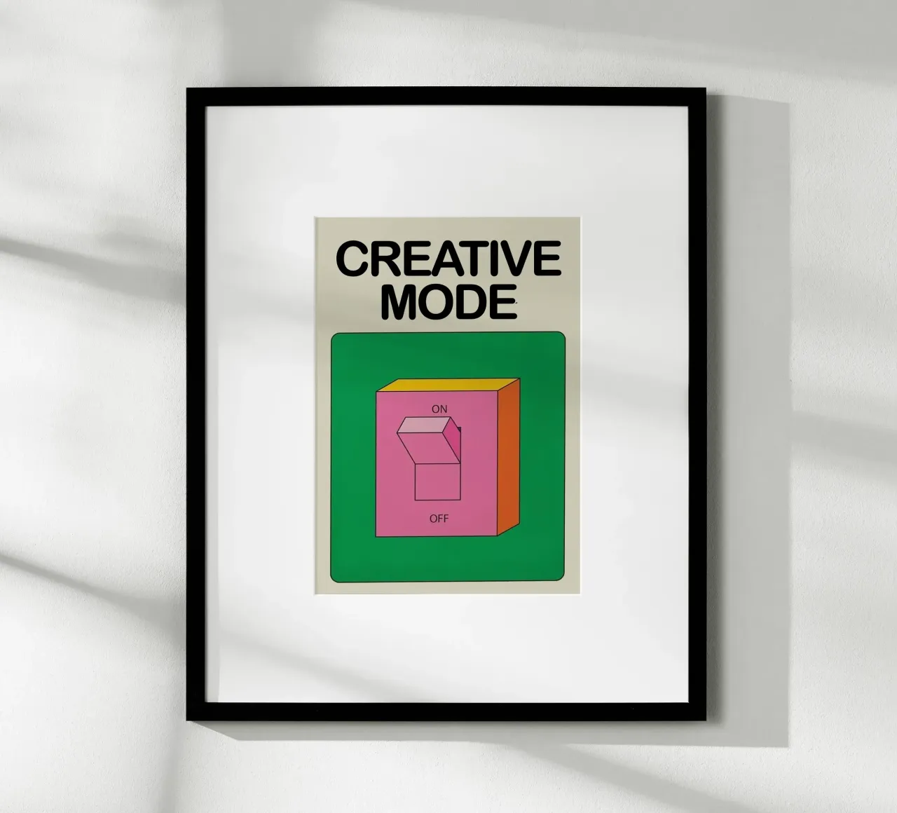 Creative Mode poster by Attaboy Dsgn