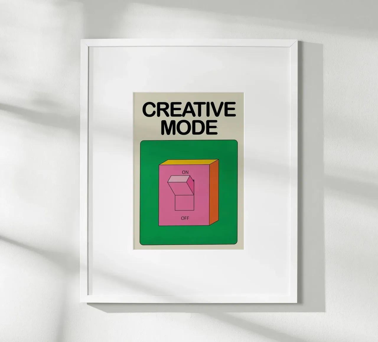 Creative Mode poster by Attaboy Dsgn