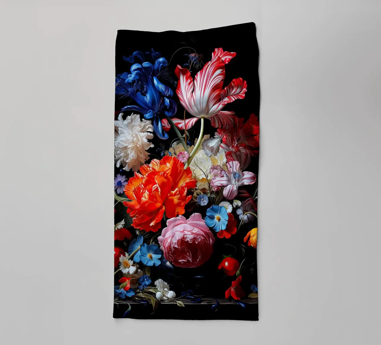 Natura morta di fiori asciugamano da bagno da Imagine