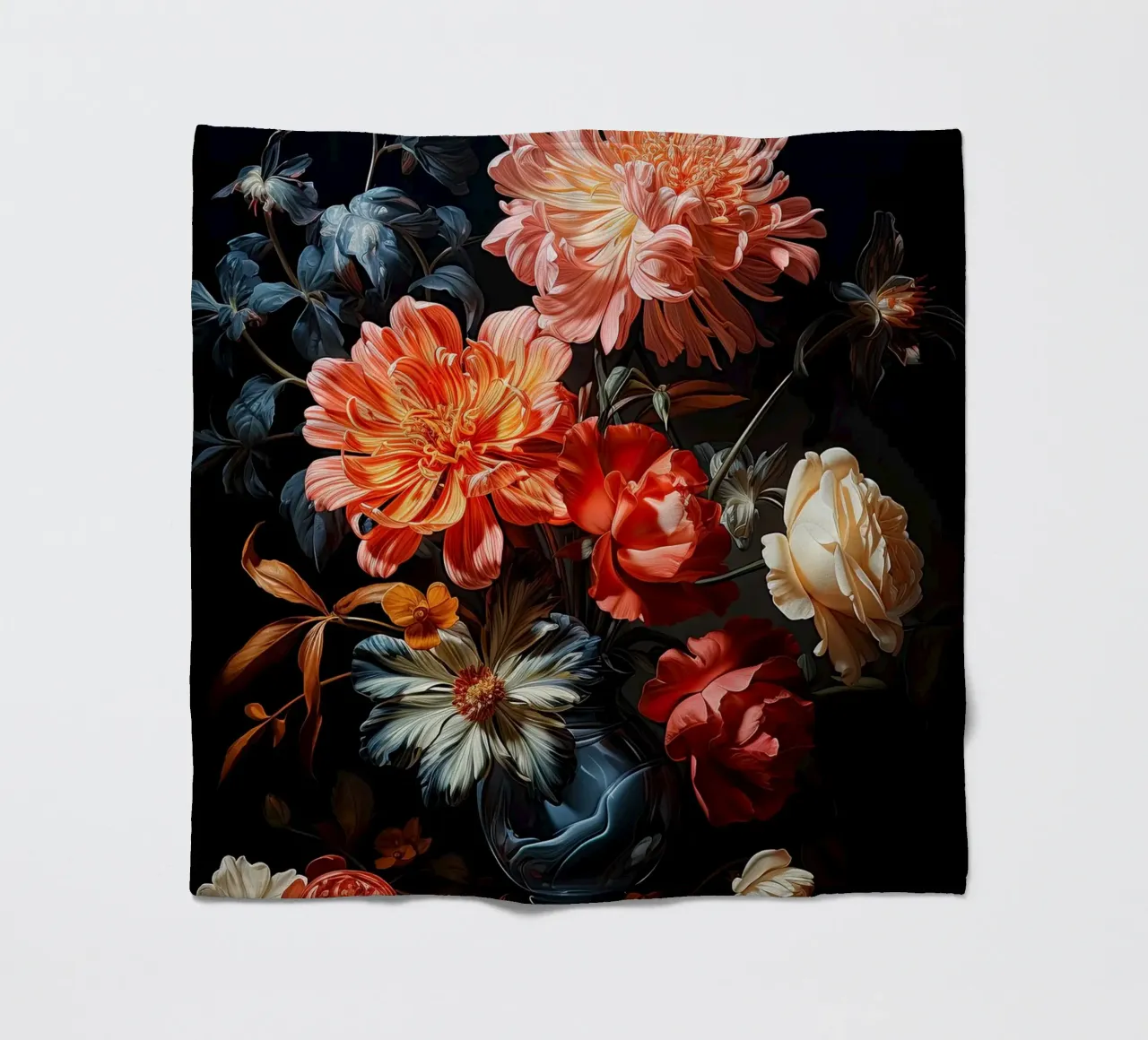 Blumen-Stillleben Fleecedecke von Imagine
