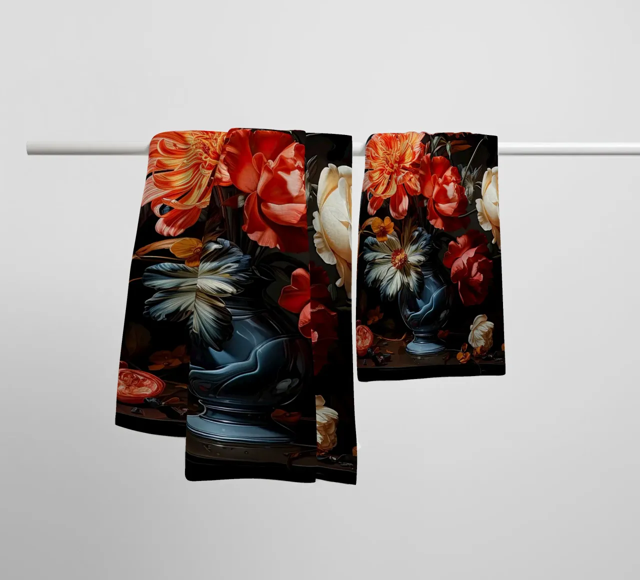 Bloemen stilleven badhanddoek van Imagine
