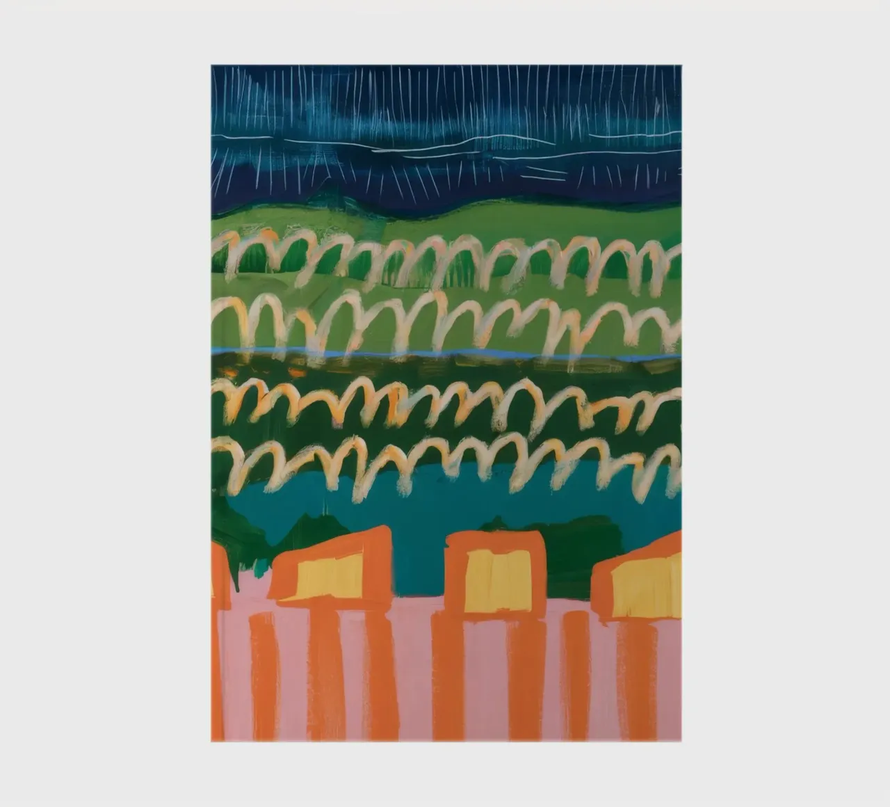 Verdant Hills Harmony notebook by Sublime Layers