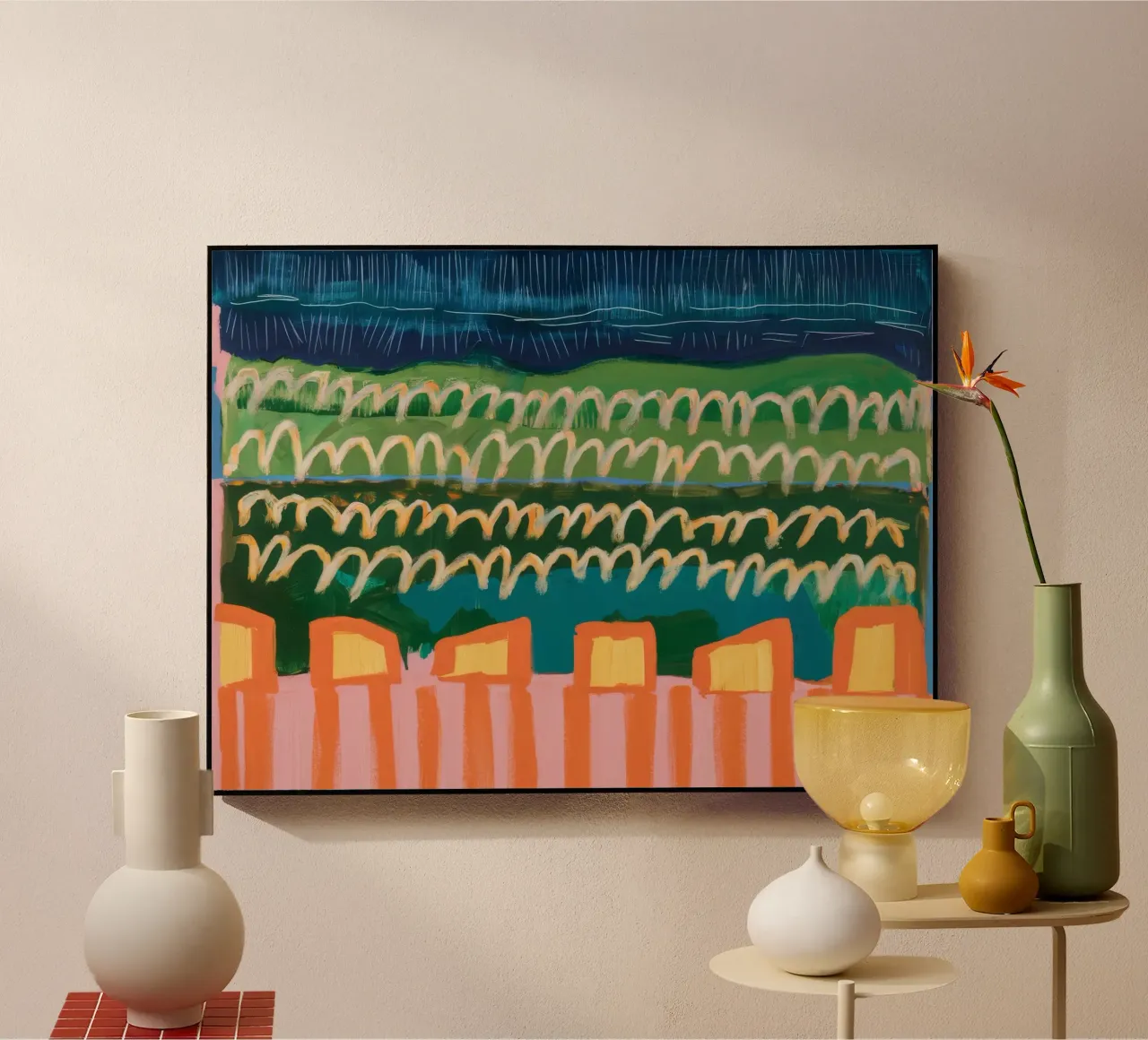 Colline Verdeggianti Armonia plexiglass da Sublime Layers