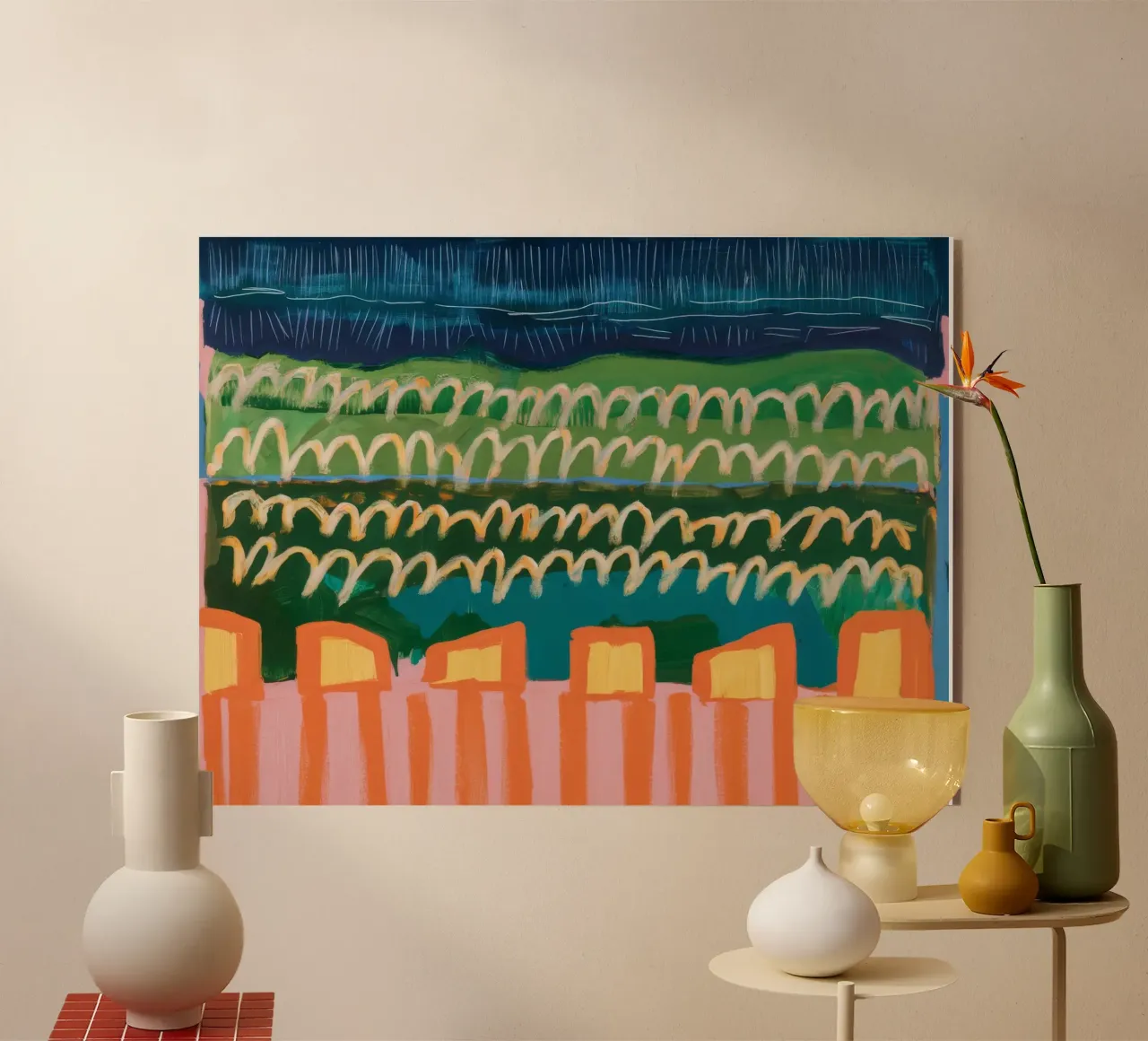 Colline Verdeggianti Armonia plexiglass da Sublime Layers