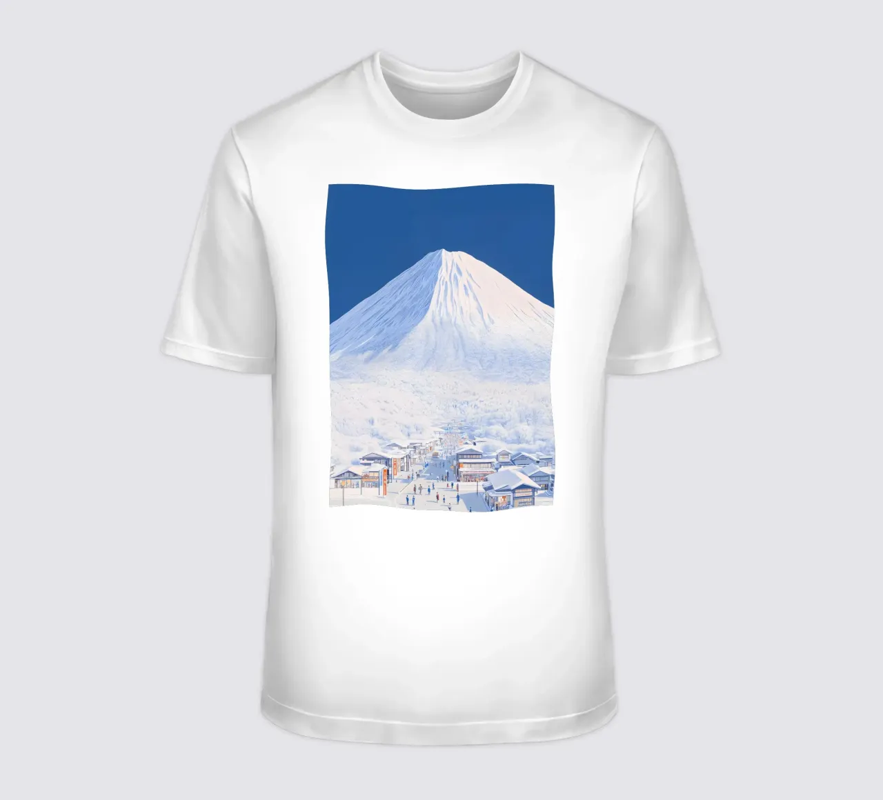 Snowy Mount Fuji t-shirt da Attaboy Dsgn