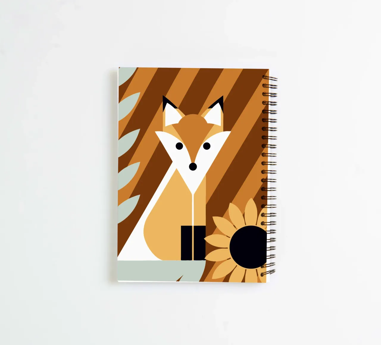 Fuchs und Sonnenblume Ringbuch von LOOK DIFFERENT