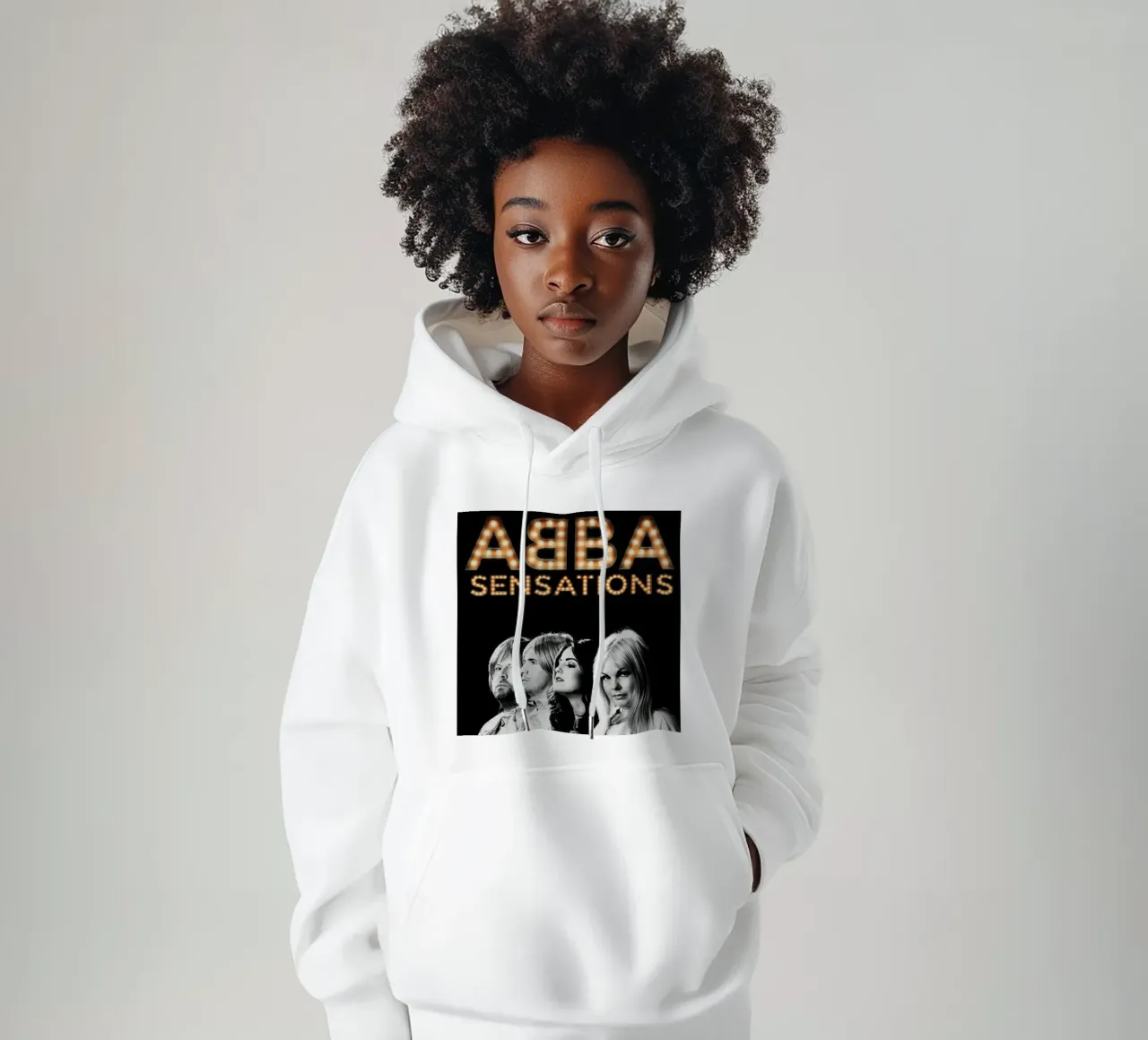 ABBA Melodie nel tempo felpa con cappuccio da buky