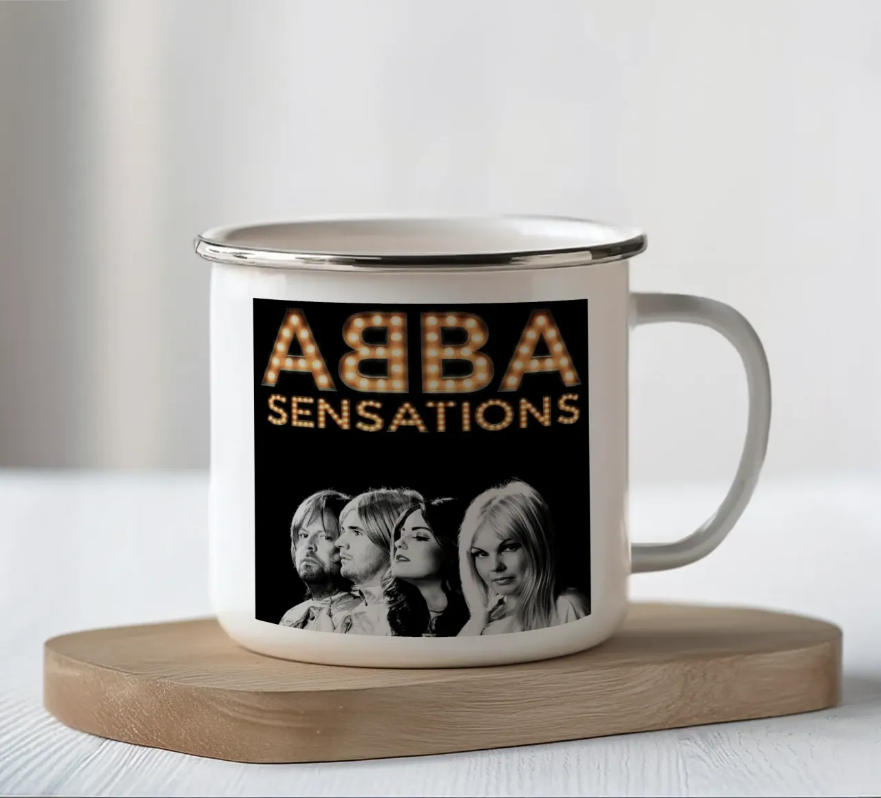 ABBA Melodie nel tempo tazza in smalto da buky