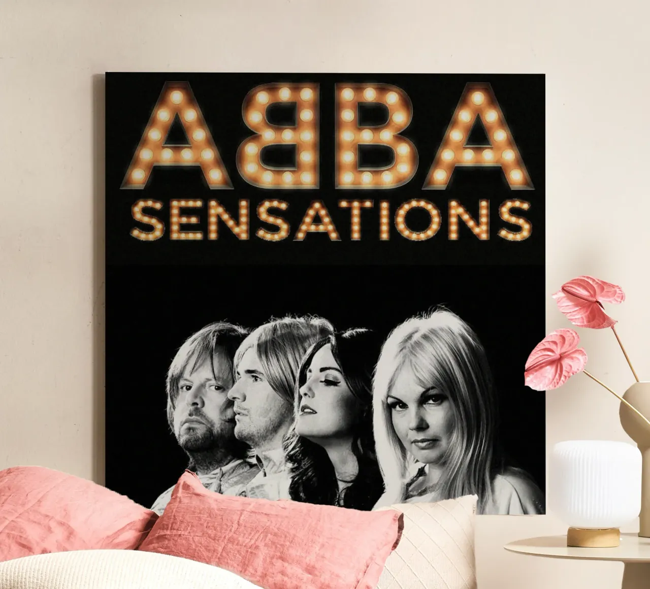 ABBA Melodie nel tempo tela con Cornice a cassetta da buky