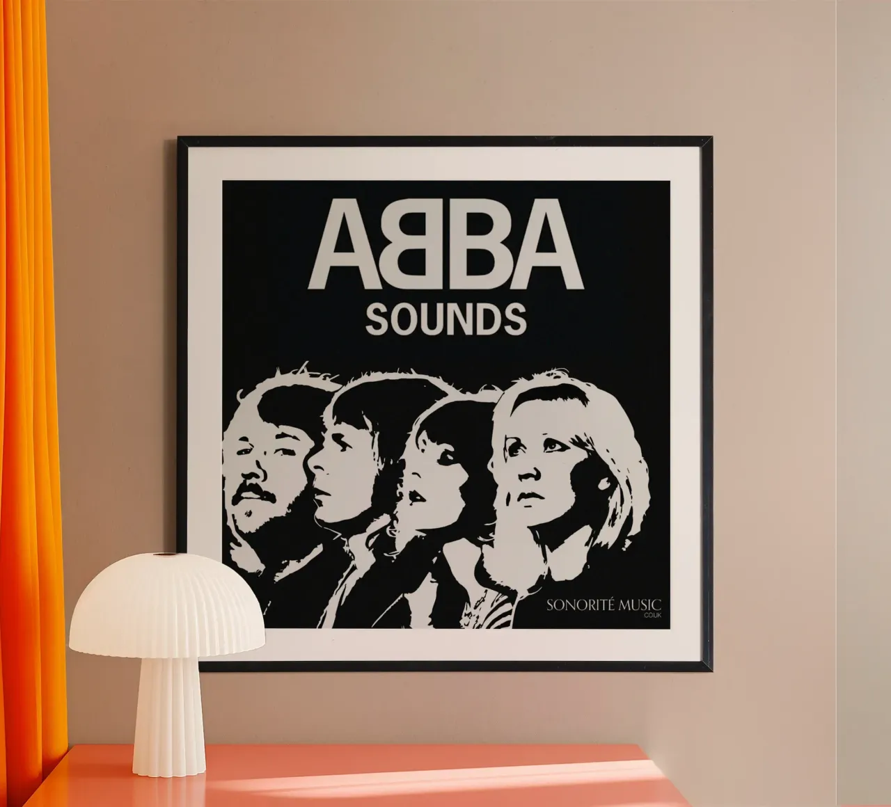 The Golden Voices of ABBA poster with plastic frame by buky