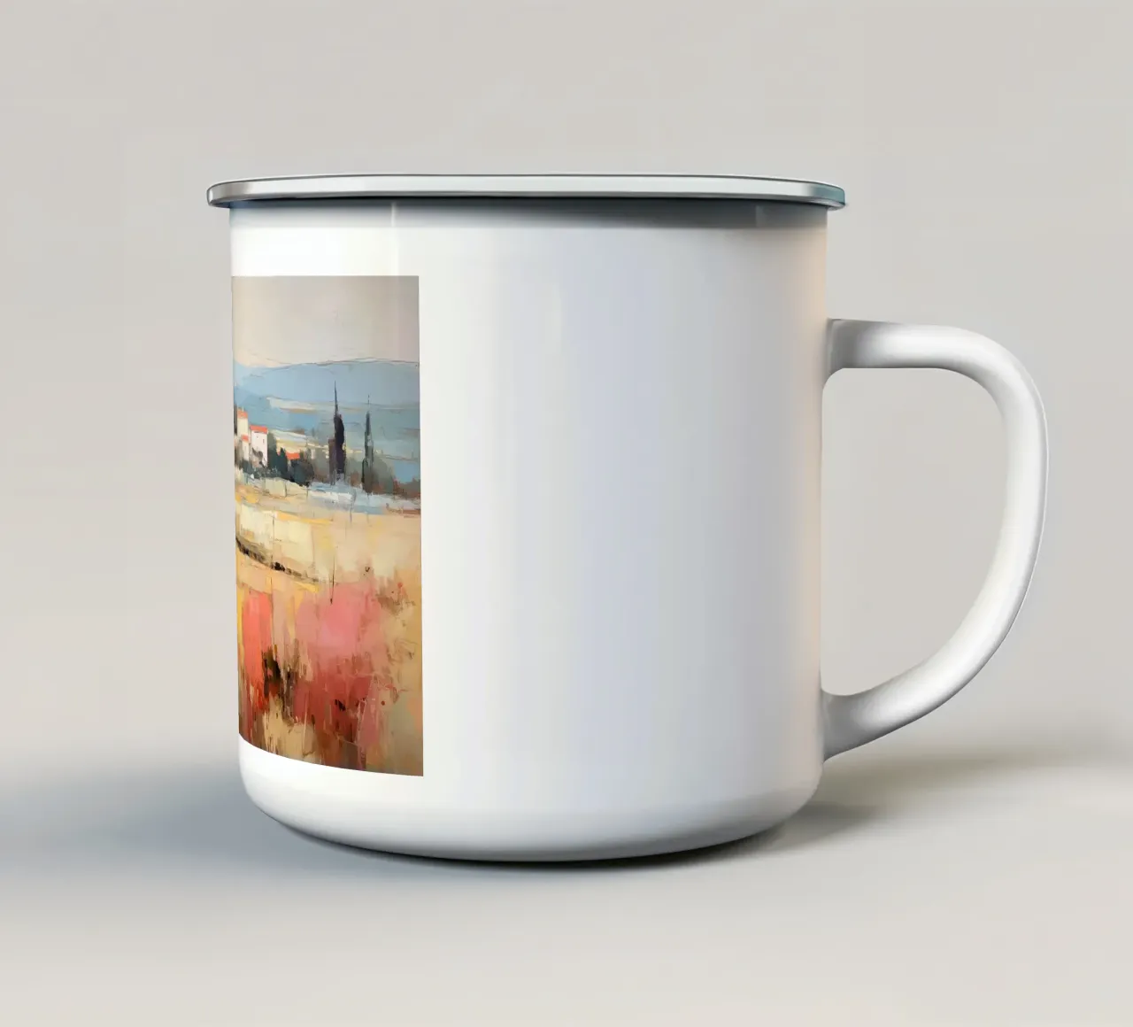 Toscane emaille mok van Imagine