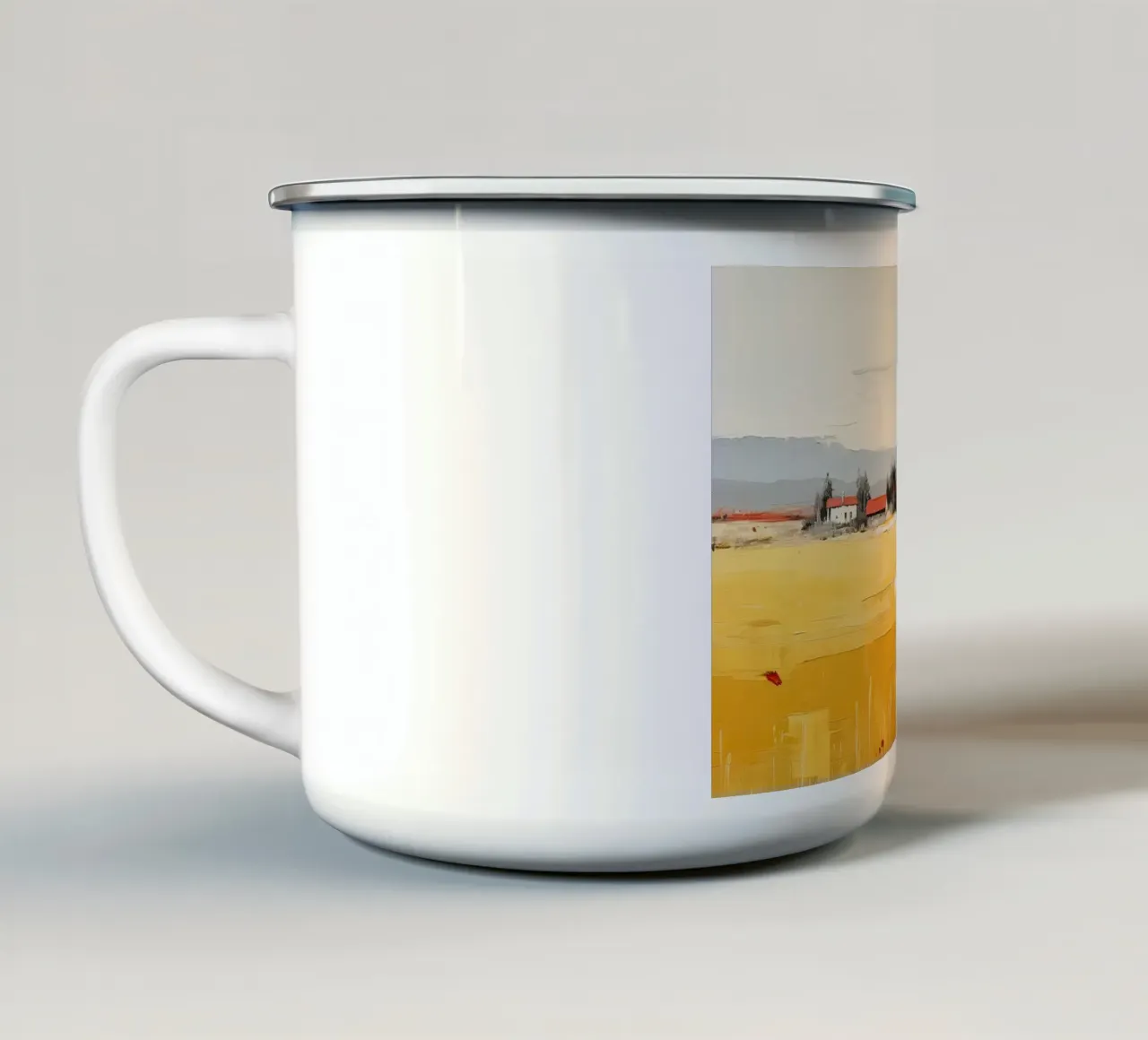 Arte da parete di Imagine tazza in smalto da Imagine
