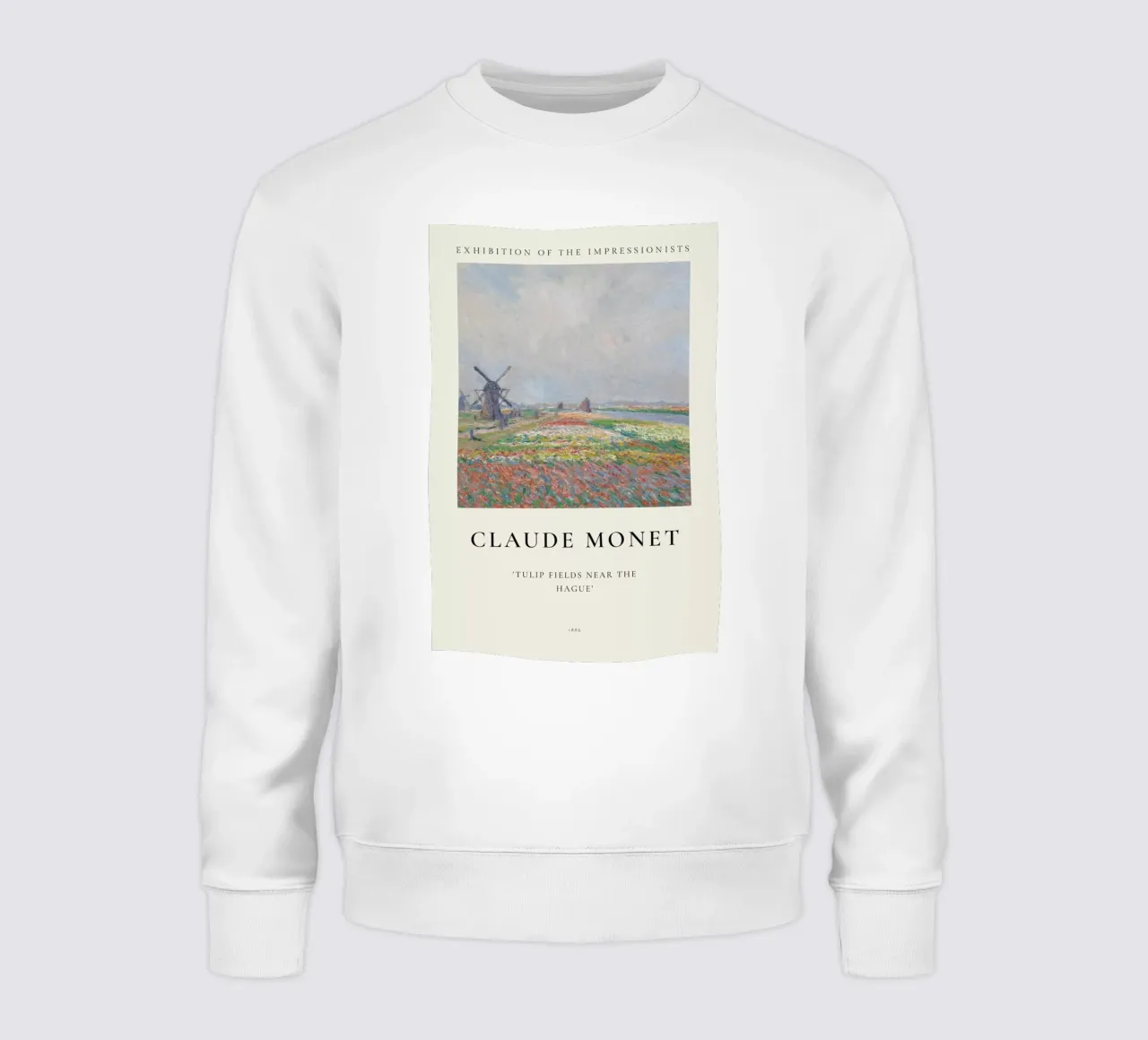 Monet - Tulip Fields near The Hague felpa da ARTOTHEK