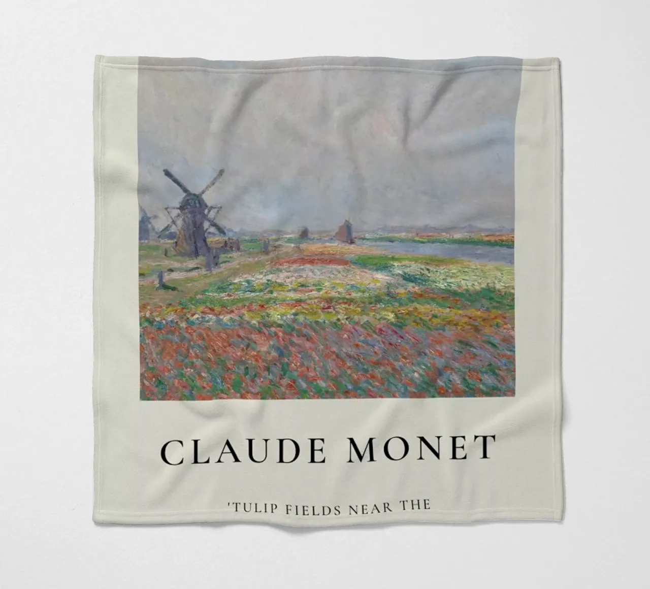 Monet - Tulip Fields near The Hague coperta in pile da ARTOTHEK