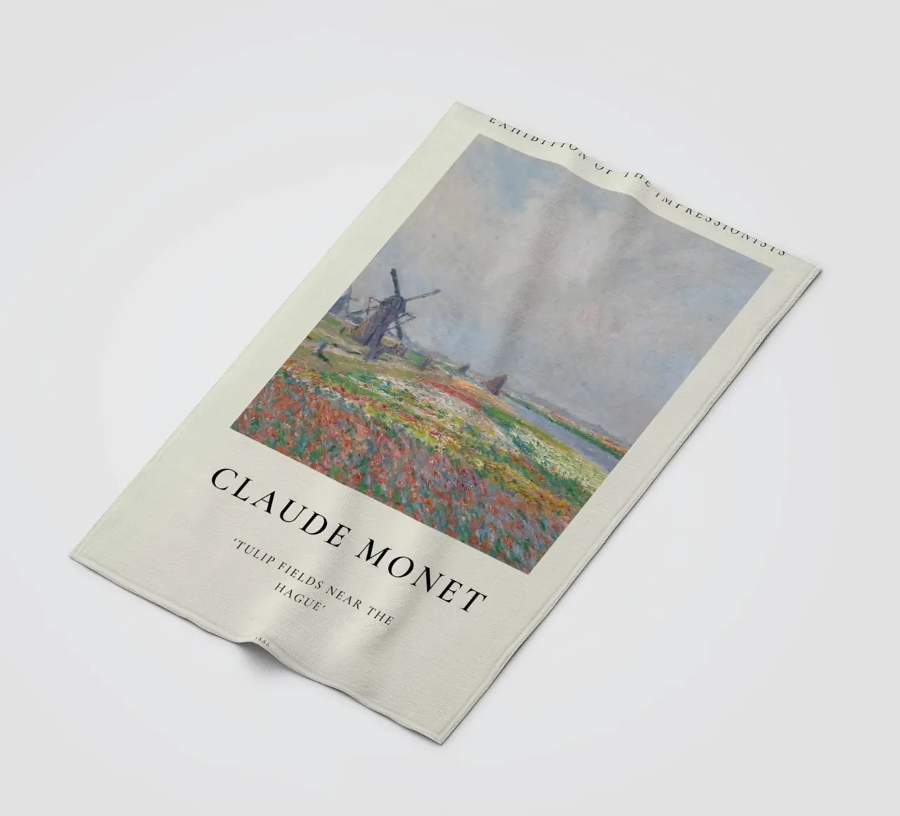 Monet - Tulip Fields near The Hague coperta in pile da ARTOTHEK