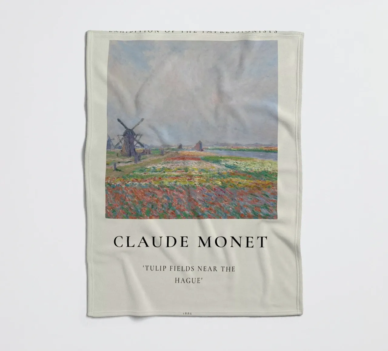 Monet - Tulip Fields near The Hague coperta in pile da ARTOTHEK