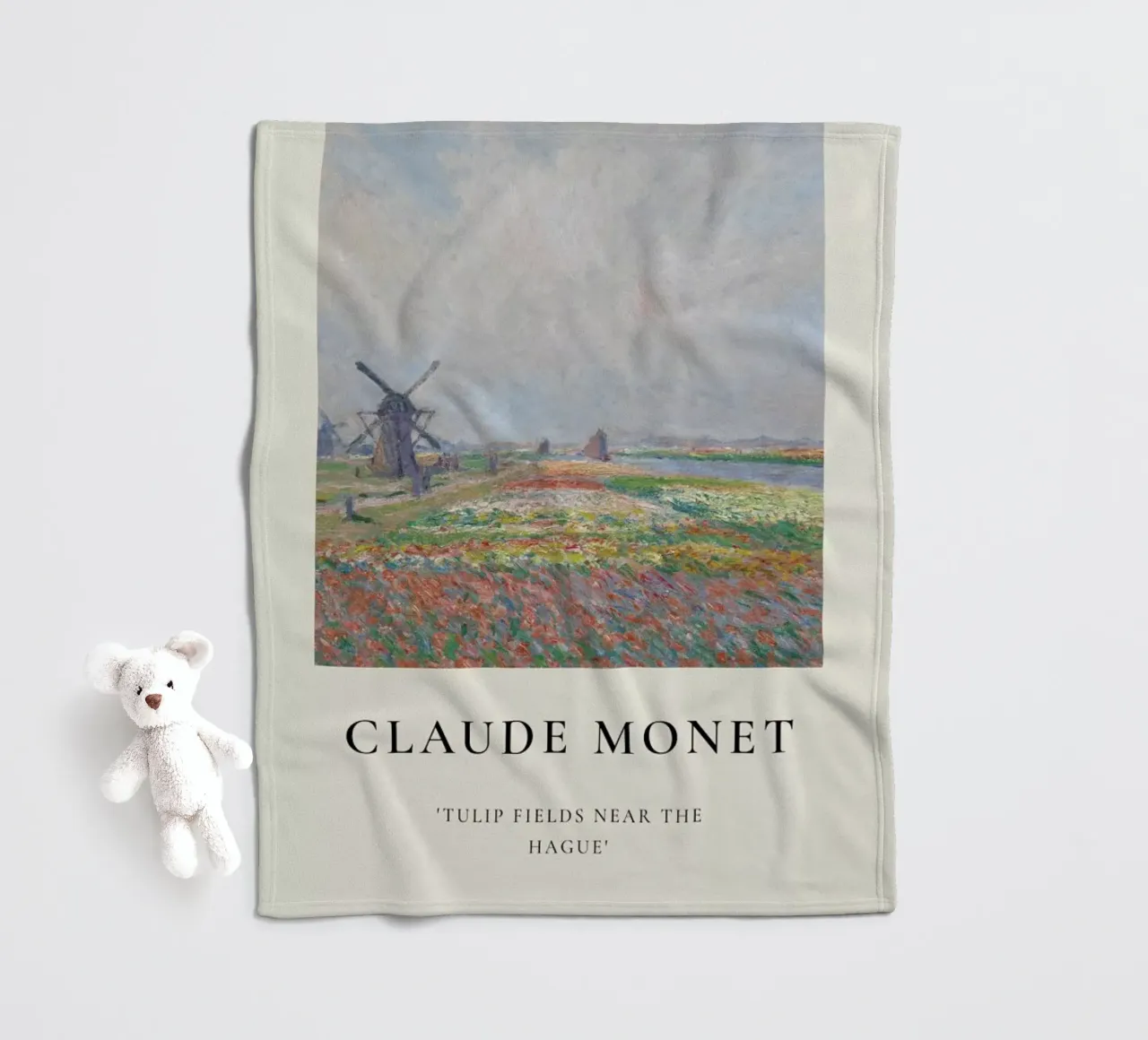 Monet - Tulip Fields near The Hague coperta in pile da ARTOTHEK