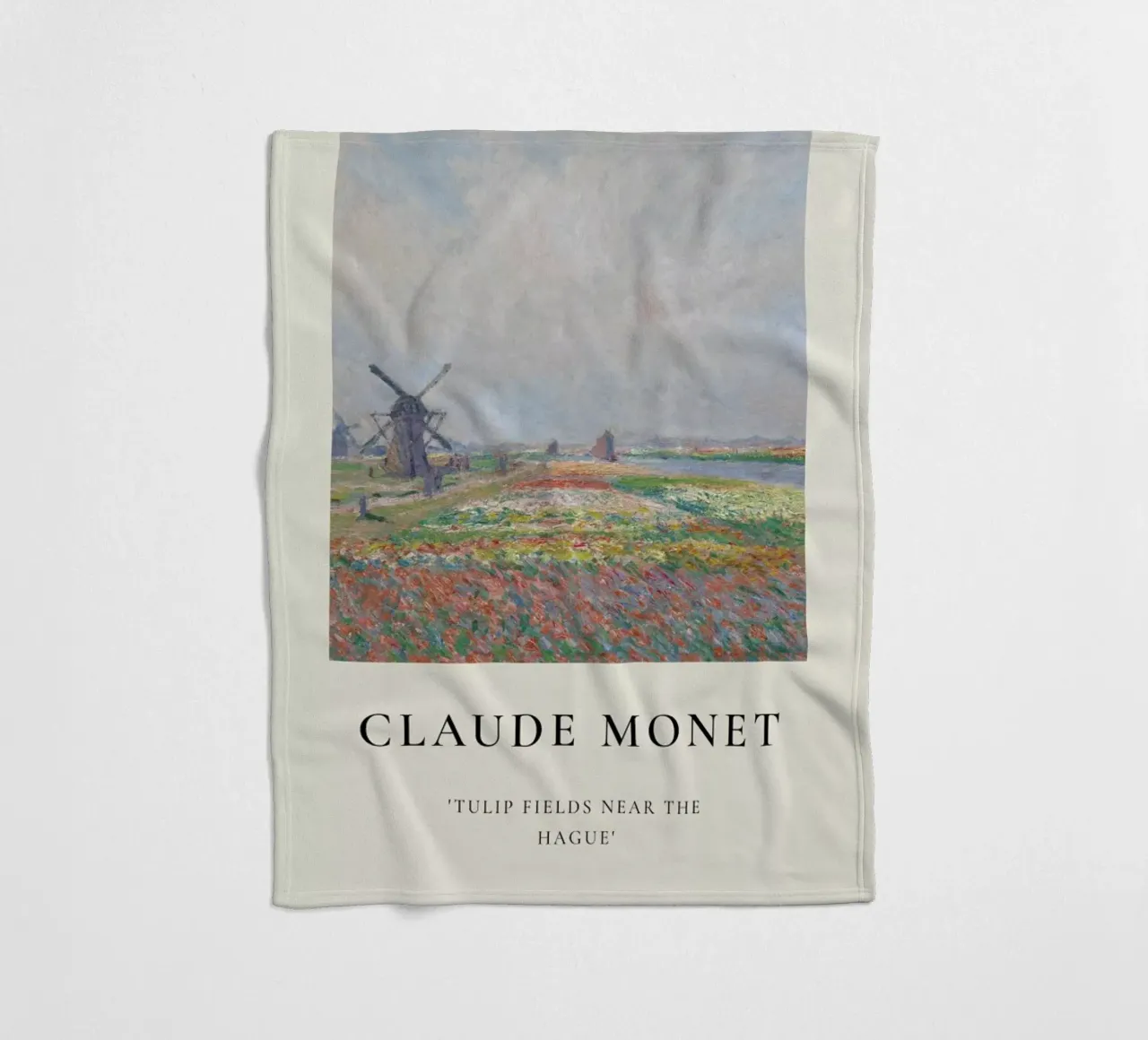 Monet - Tulip Fields near The Hague coperta in pile da ARTOTHEK