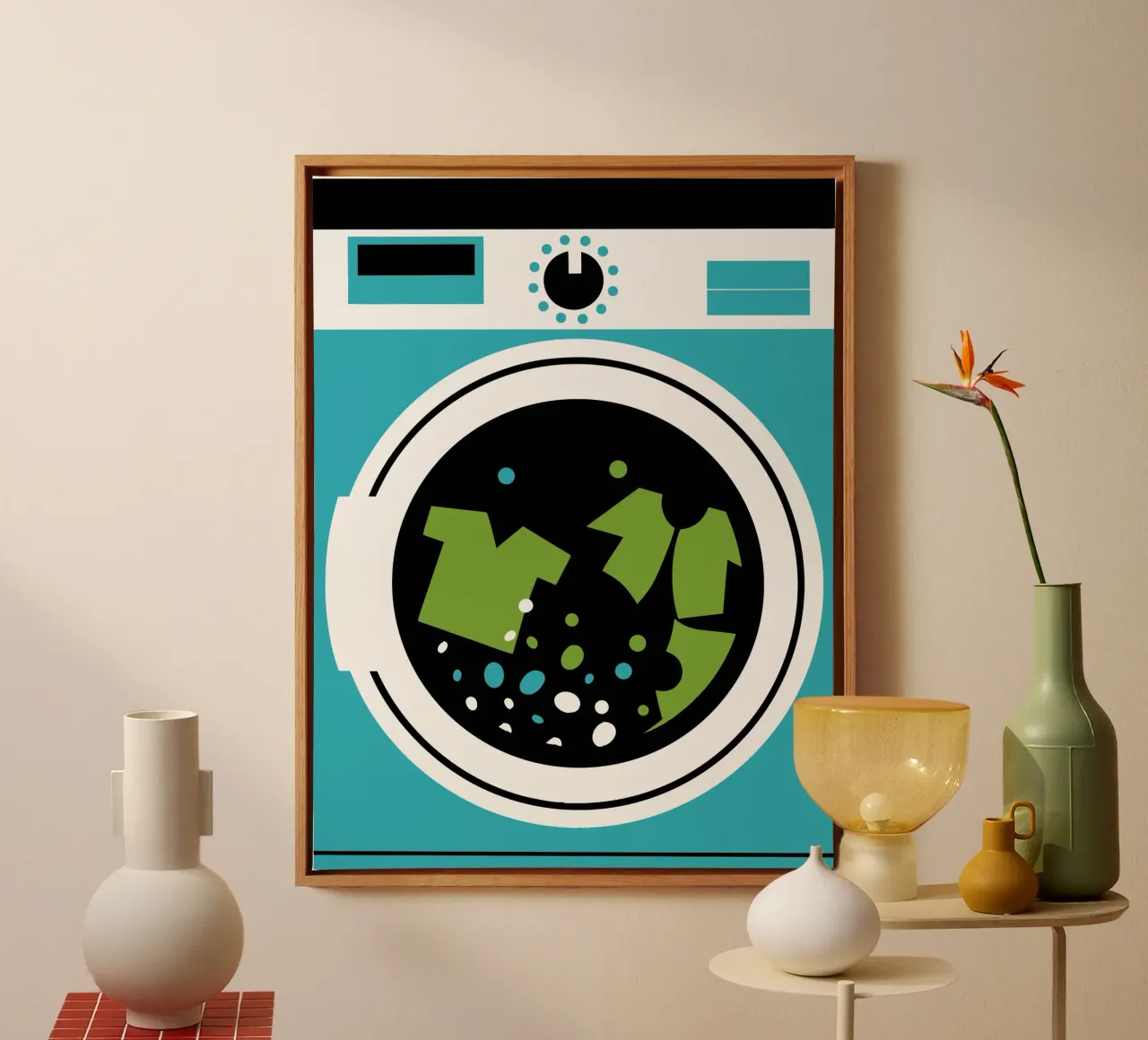 Wasmachine Kleding canvas met Baklijst van LOOK DIFFERENT