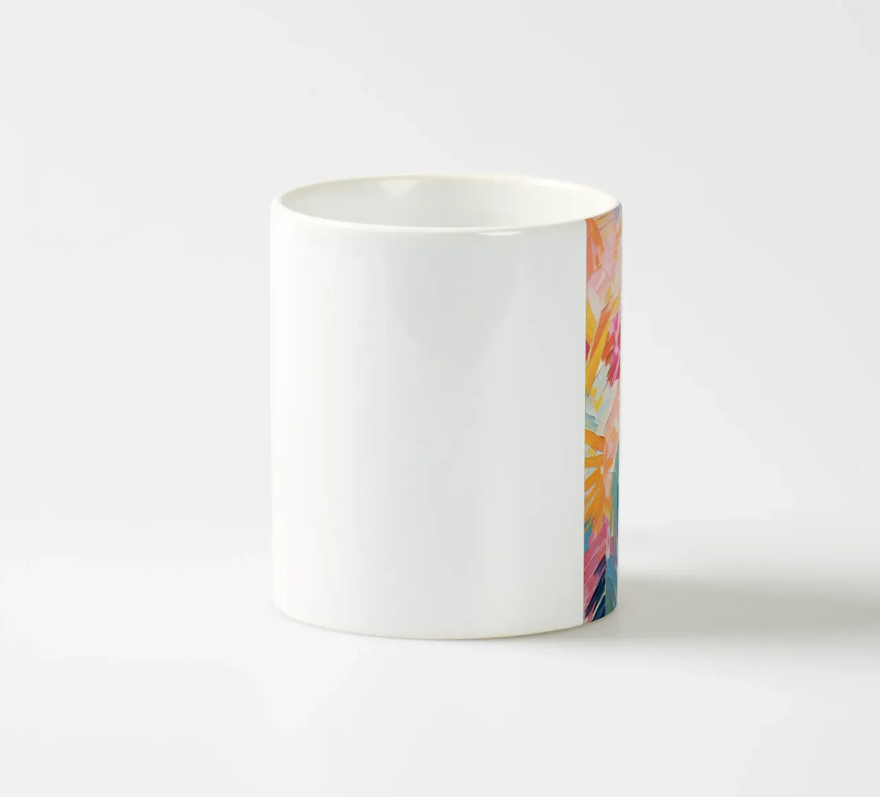 Foglie di giungla colorate tazza in ceramica da Imagine