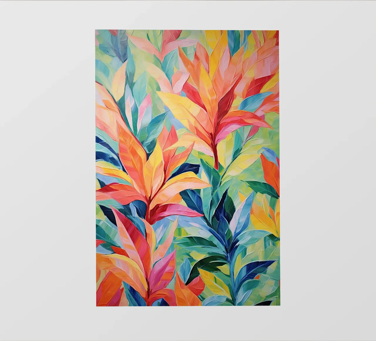 Botanica colorata telo in pvc da Imagine