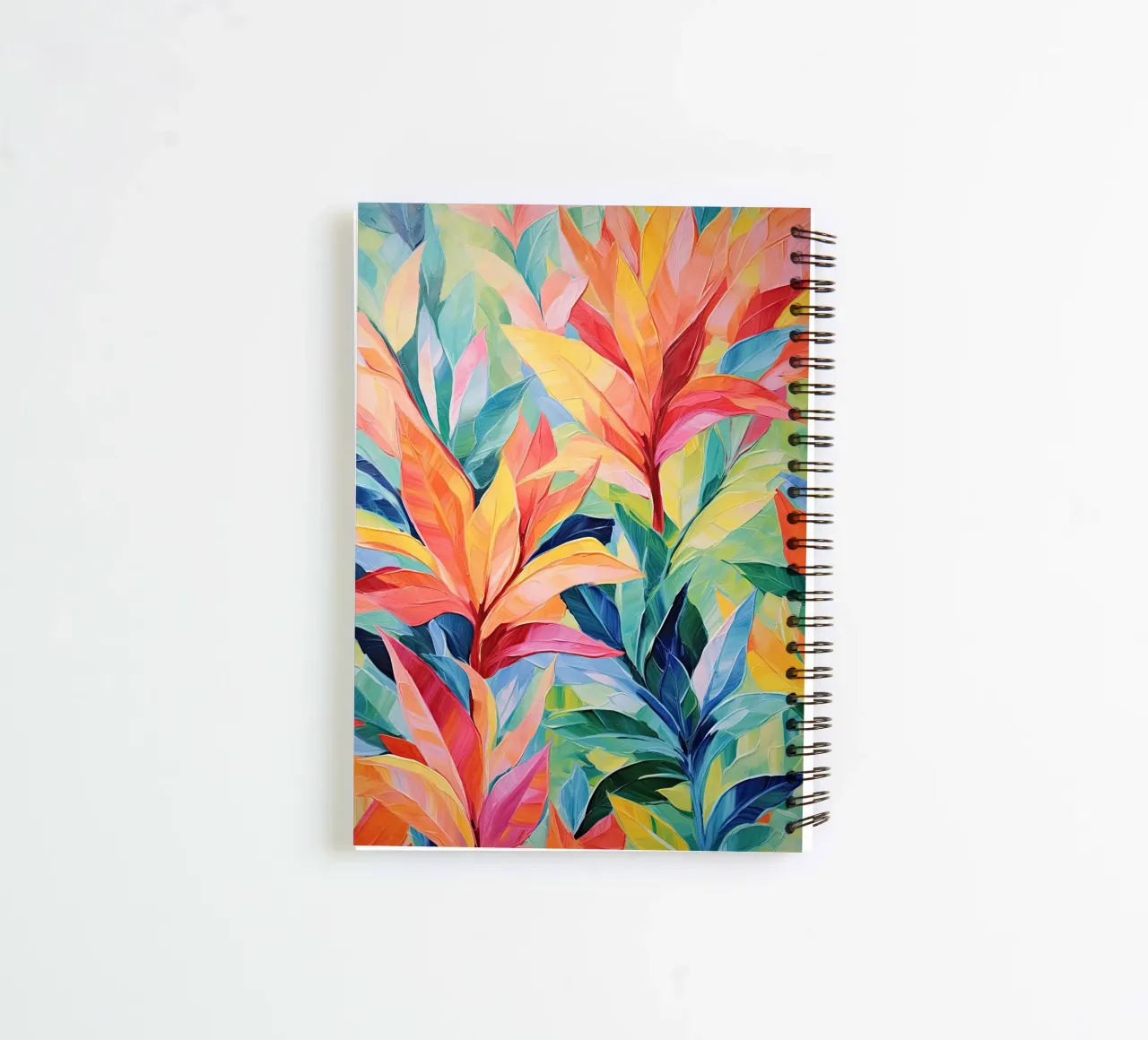 Colourful botanical spiral notebook by Imagine
