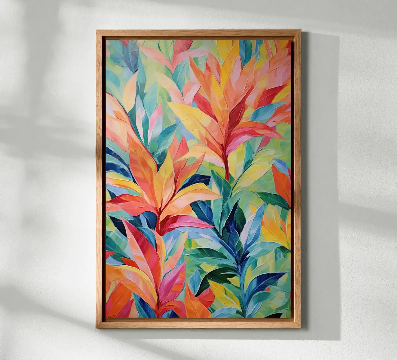 Botanica colorata alluminio dibond da Imagine