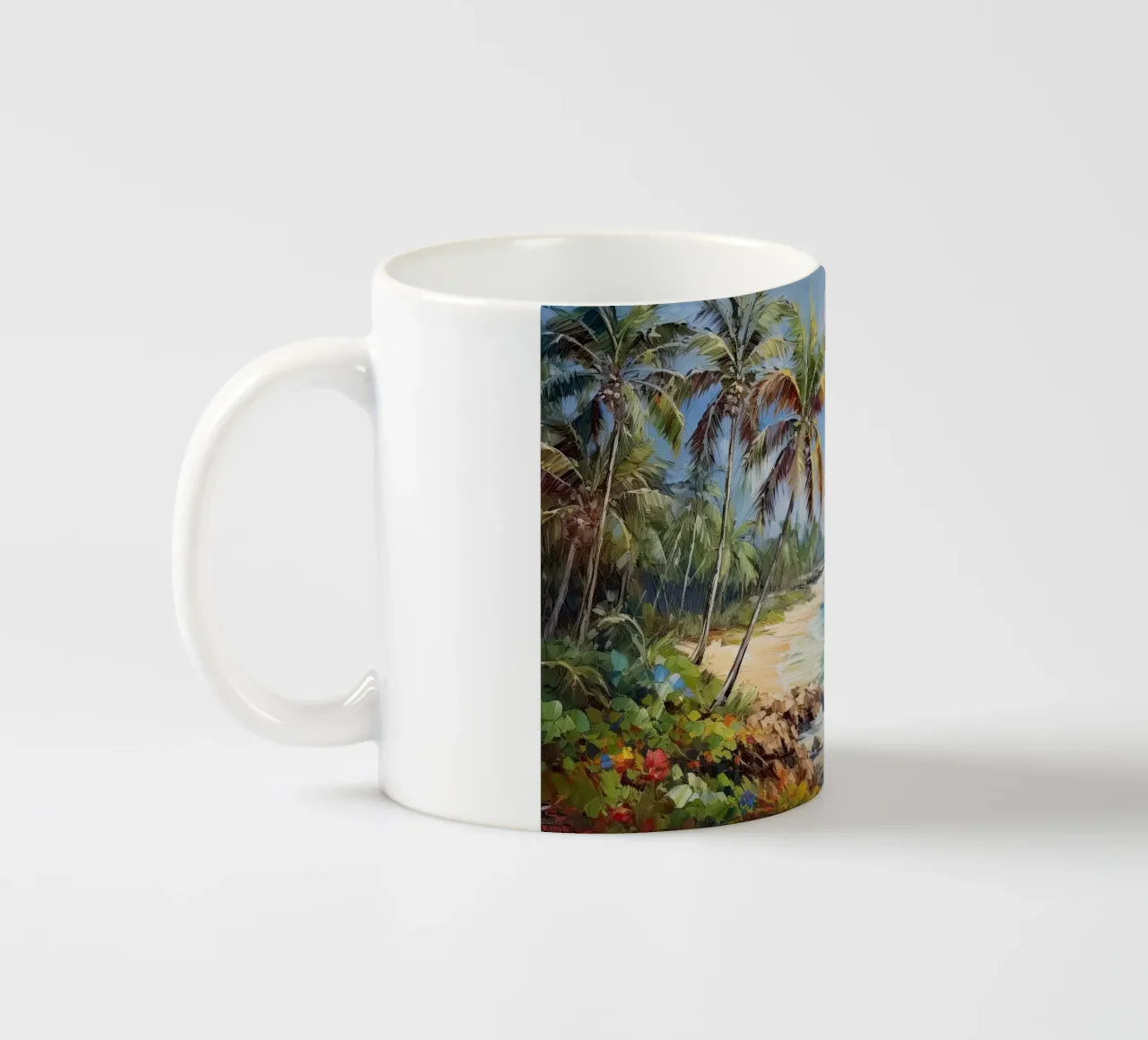 Spiaggia tropicale tazza in ceramica da Imagine