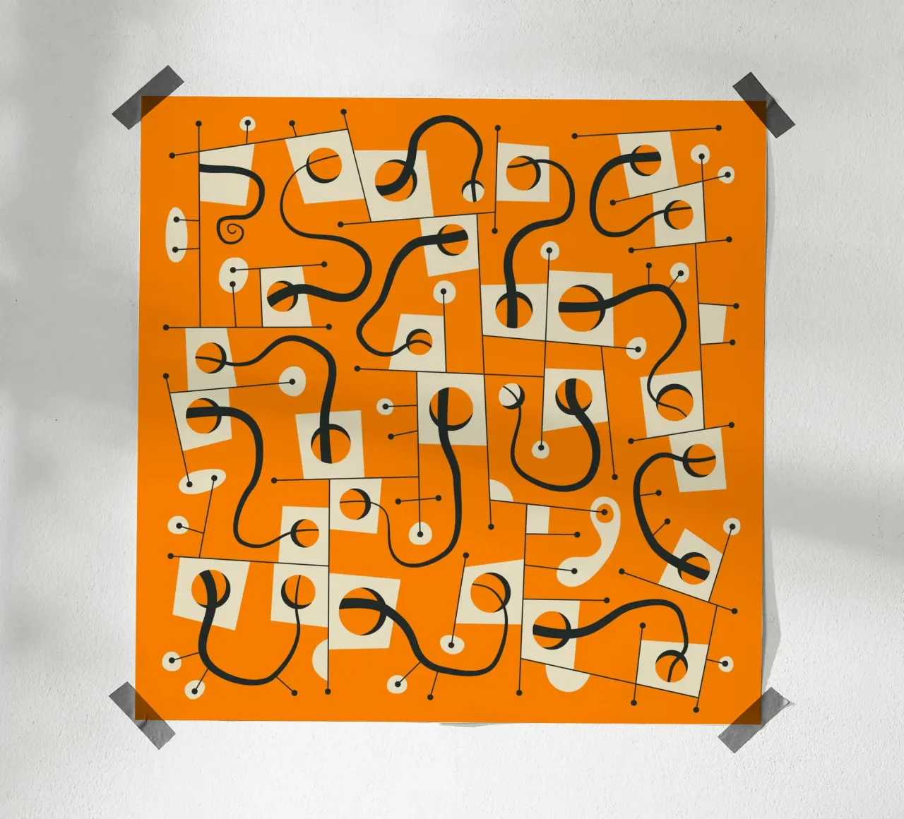 CASA COMPLETA poster con telaio in plastica da Jazzberry Blue