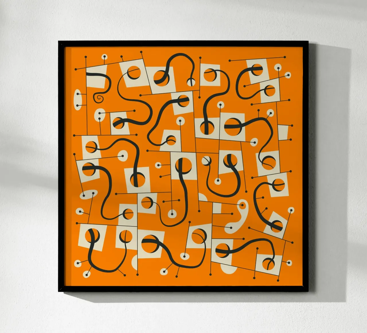 CASA COMPLETA poster con telaio in plastica da Jazzberry Blue