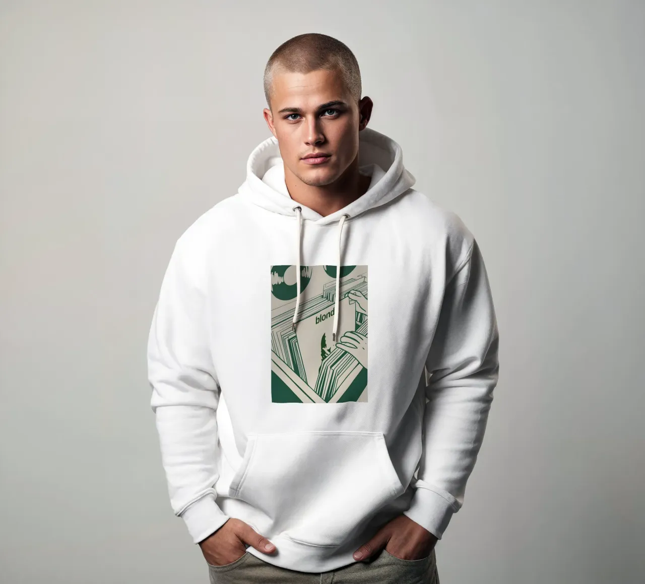 Blond Frank Ocean felpa con cappuccio da Attaboy Dsgn