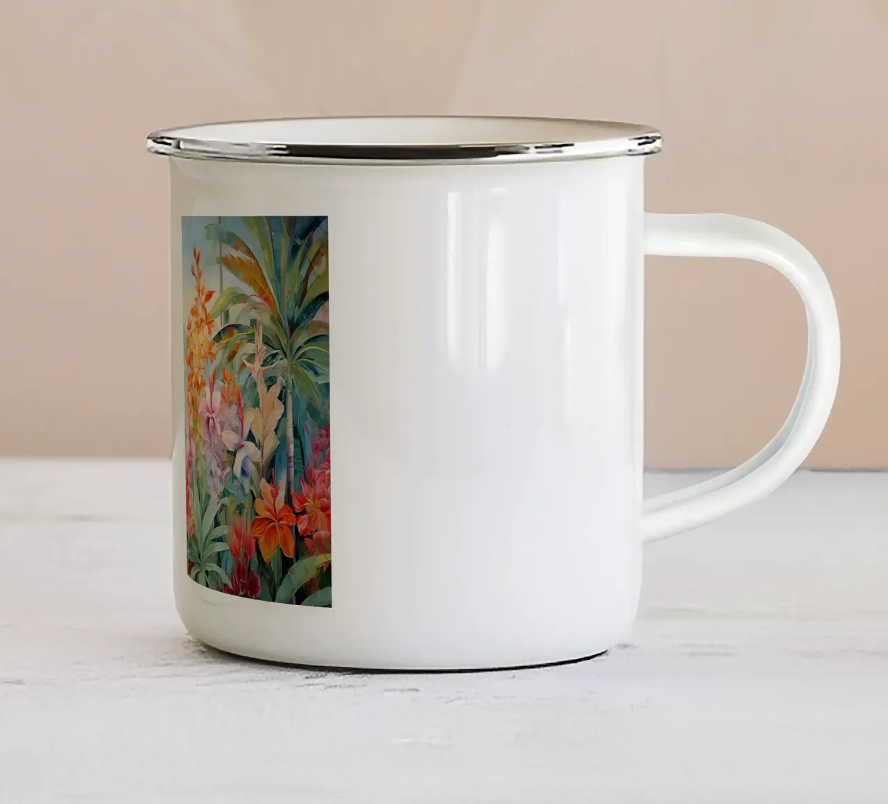 Arte da parete di Imagine tazza in smalto da Imagine