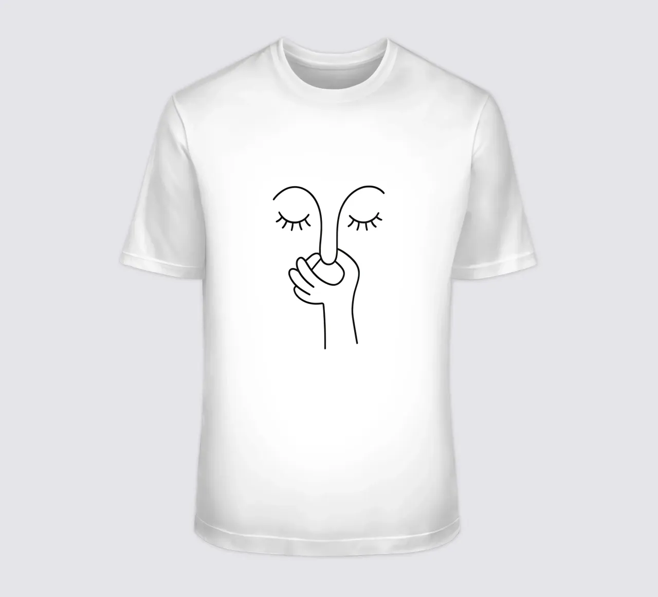 Cattivo odore di gabinetto - Line Art minimale t-shirt da Attaboy Dsgn