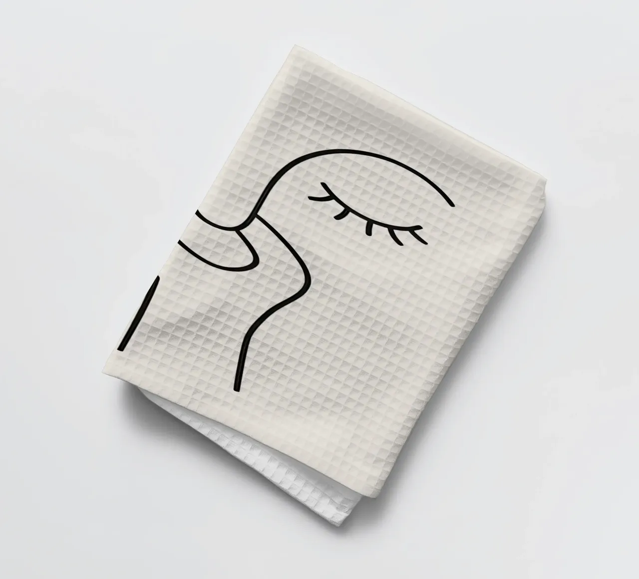 Cattivo odore di gabinetto - Line Art minimale canovaccio da cucina da Attaboy Dsgn