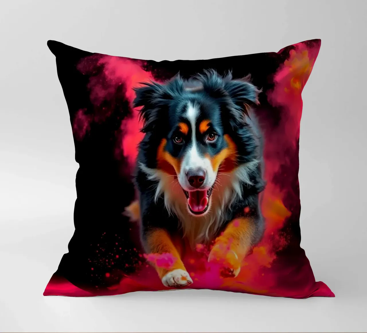 Le bouvier bernois coloré #185 coussin de Yumis.Beargang.and.Me