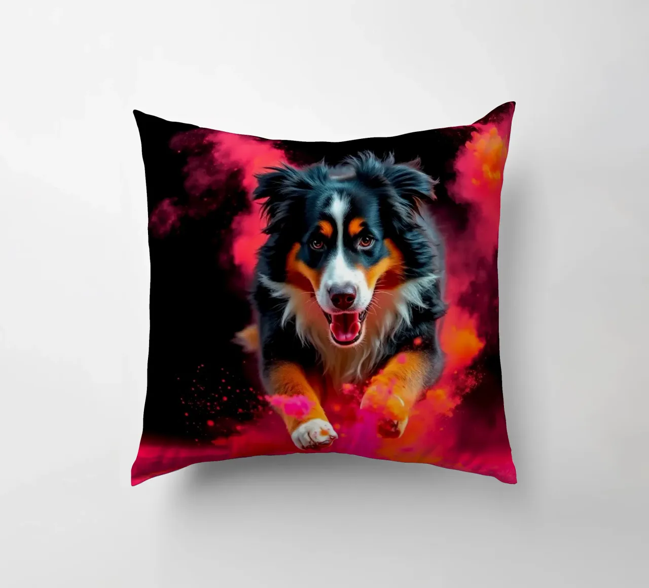 Le bouvier bernois coloré #185 coussin de Yumis.Beargang.and.Me