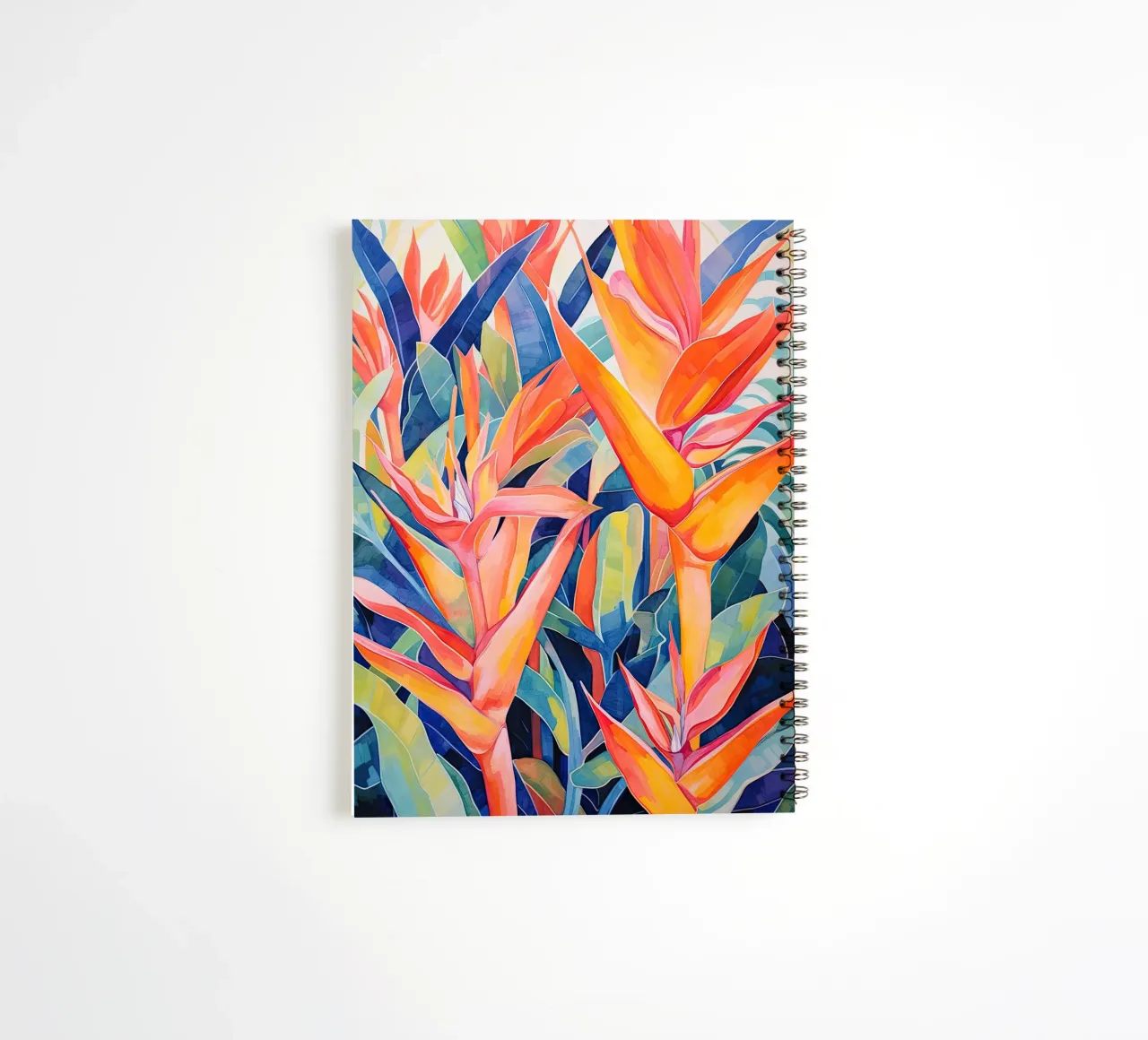 Colourful jungle spiral notebook by Imagine