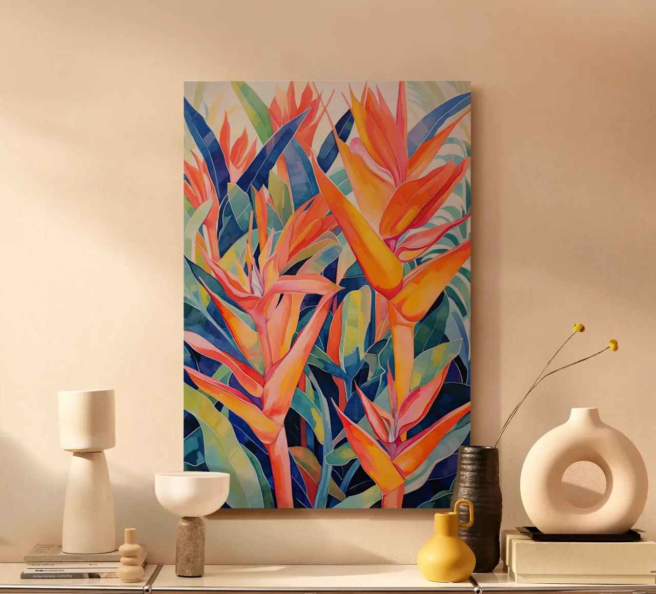 Giungla colorata alluminio dibond da Imagine