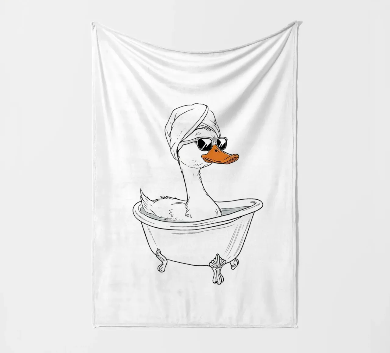 Giornata termale Duck coperta in pile da Attaboy Dsgn