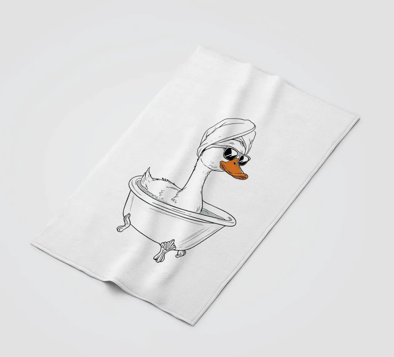 Giornata termale Duck coperta in pile da Attaboy Dsgn