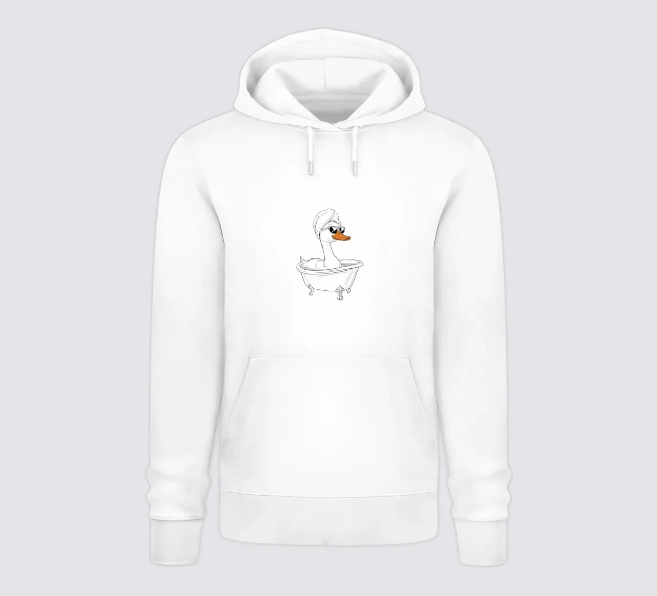 Giornata termale Duck felpa con cappuccio da Attaboy Dsgn