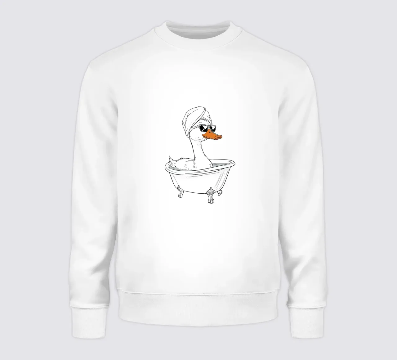 Giornata termale Duck felpa da Attaboy Dsgn
