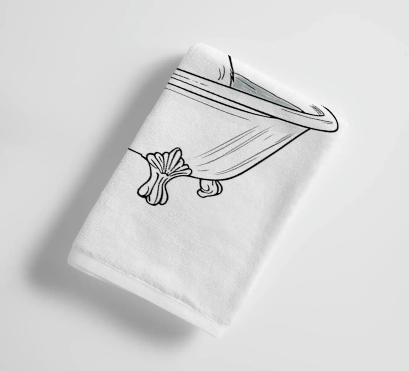 Spa Dag Eend badhanddoek van Attaboy Dsgn