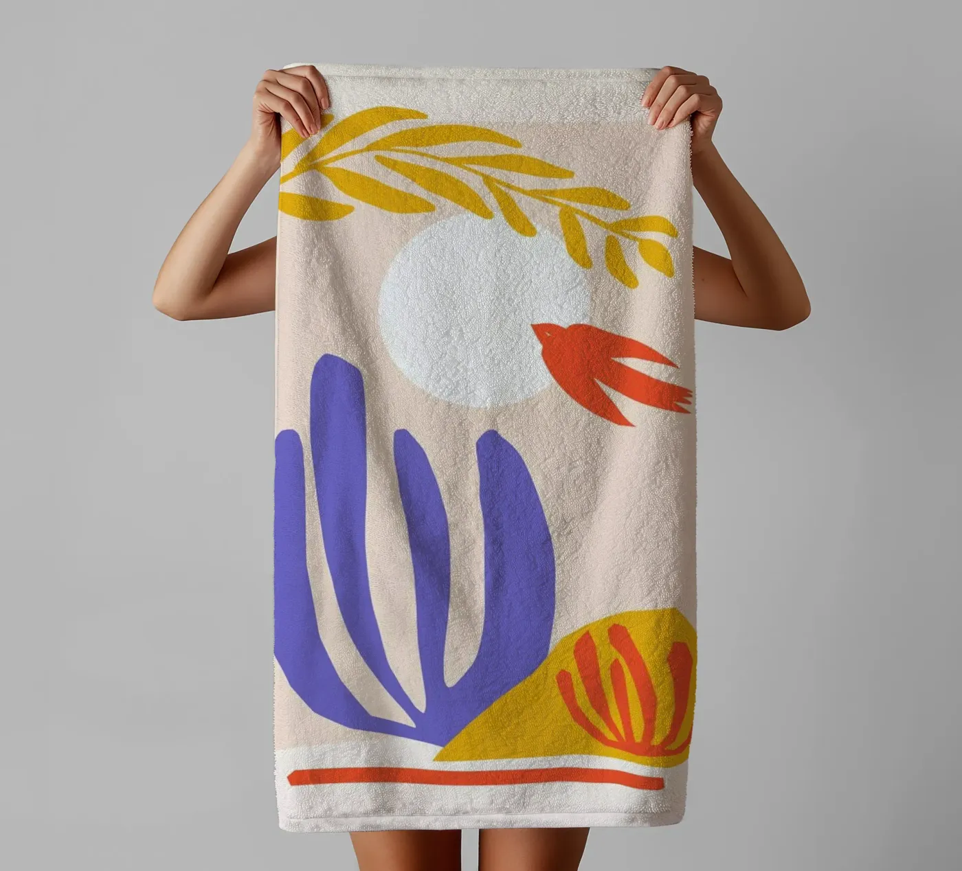 Roost badhanddoek van Pure